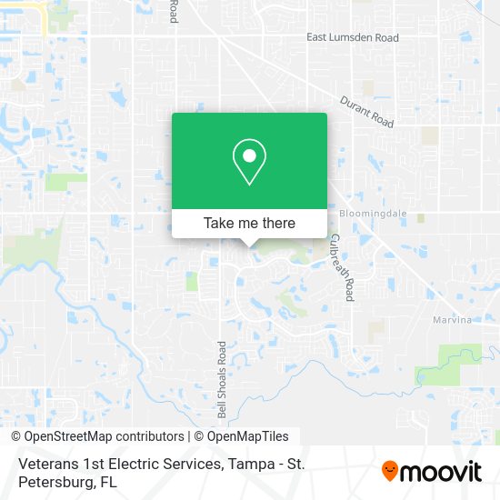 Veterans 1st Electric Services map