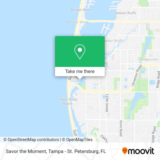 Savor the Moment map