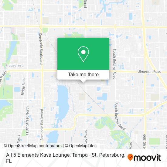 All 5 Elements Kava Lounge map
