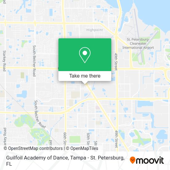 Guilfoil Academy of Dance map