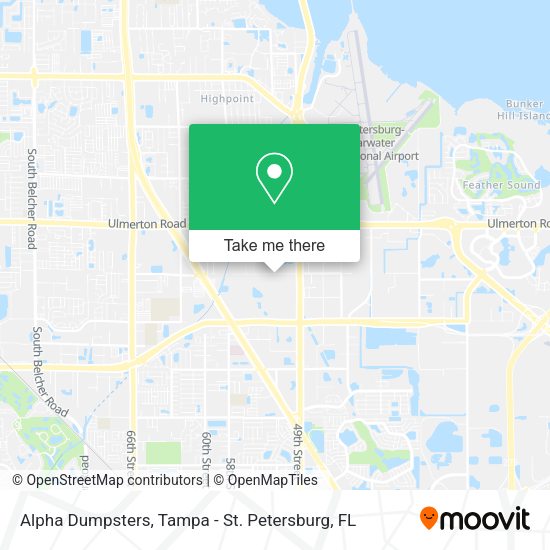 Alpha Dumpsters map