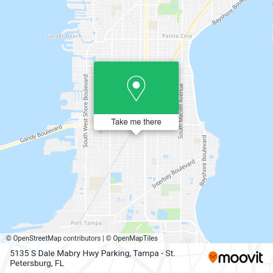 5135 S Dale Mabry Hwy Parking map