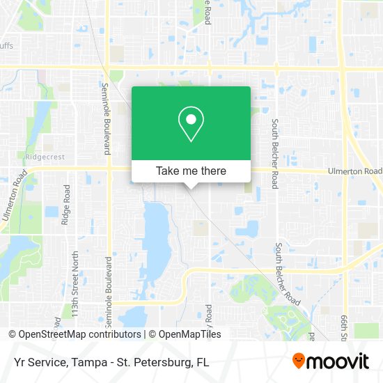 Yr Service map