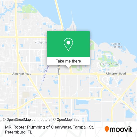 MR. Rooter Plumbing of Clearwater map