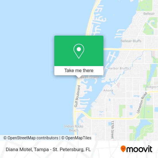 Diana Motel map