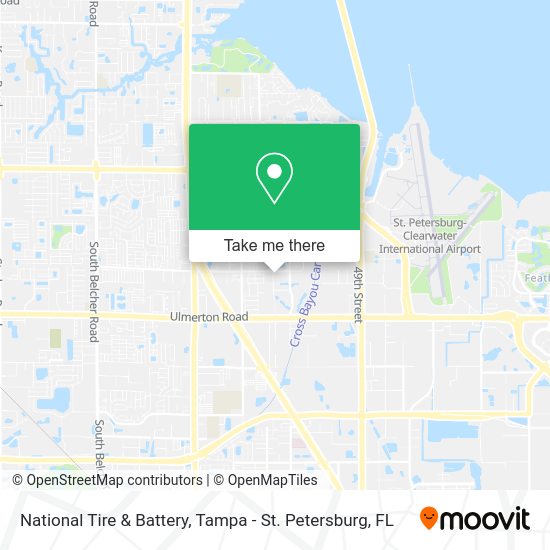 National Tire & Battery map
