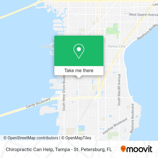 Chiropractic Can Help map