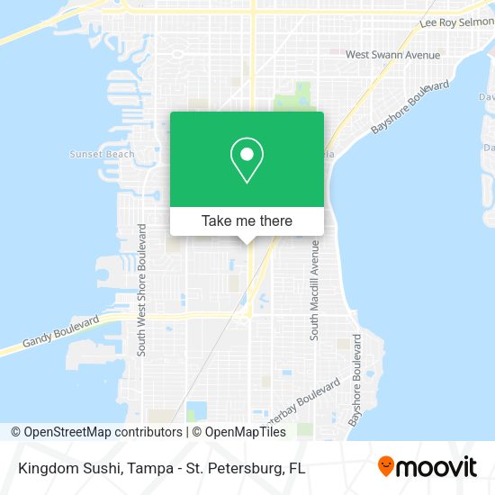 Kingdom Sushi map