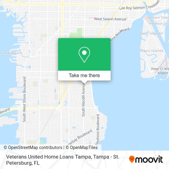 Veterans United Home Loans Tampa map