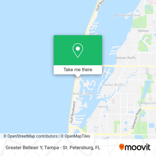 Mapa de Greater Belleair Y