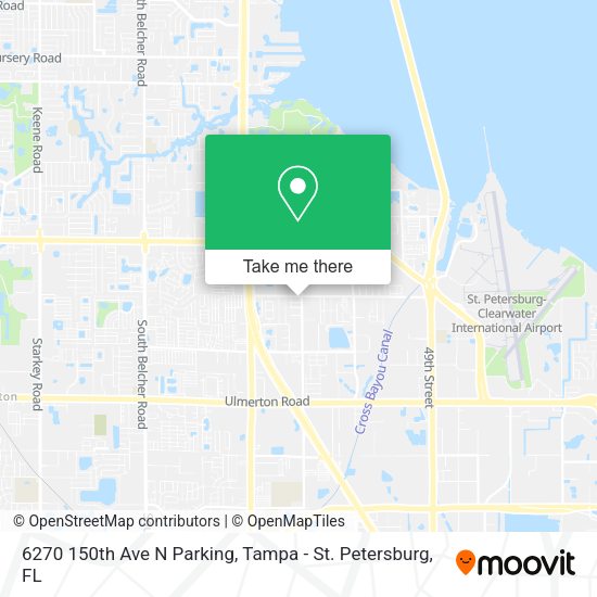 Mapa de 6270 150th Ave N Parking