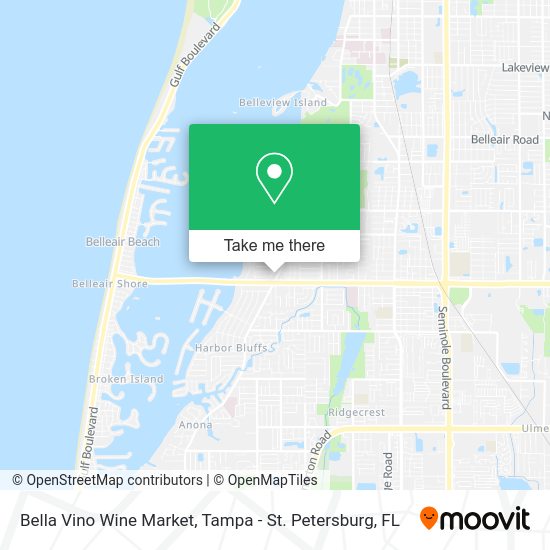 Bella Vino Wine Market map