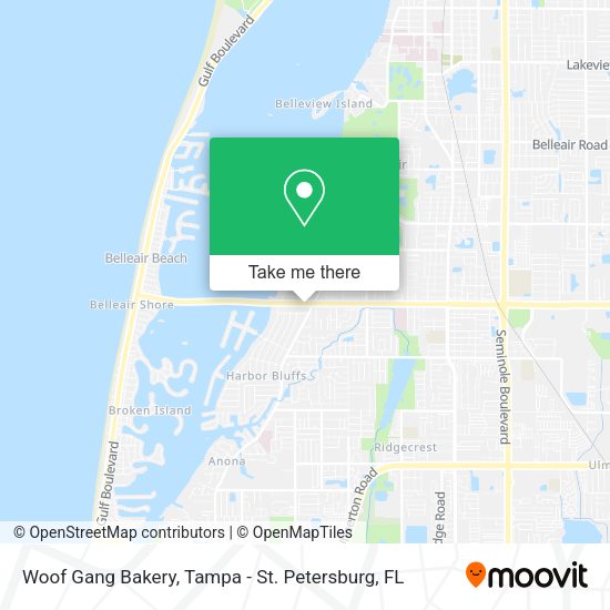 Woof Gang Bakery map