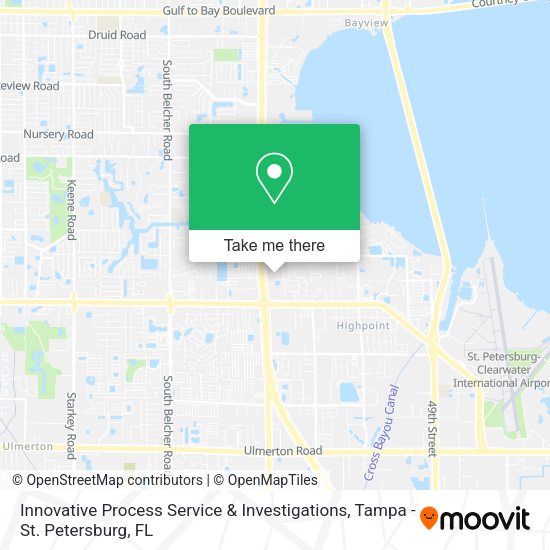 Innovative Process Service & Investigations map