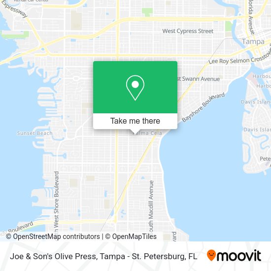 Joe & Son's Olive Press map