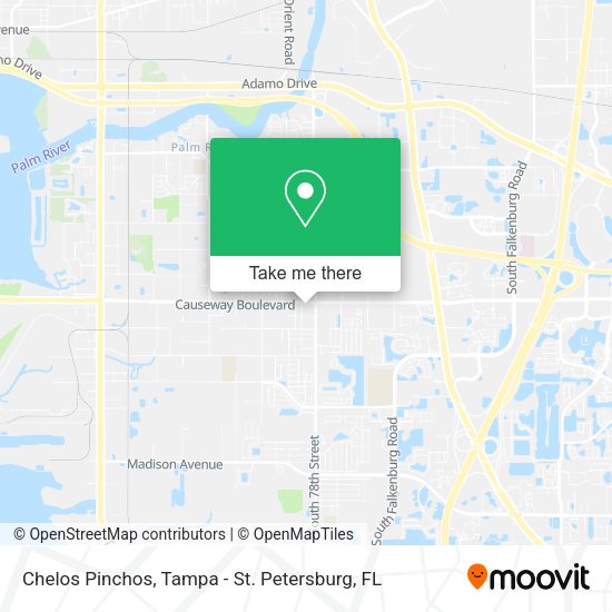 Chelos Pinchos map