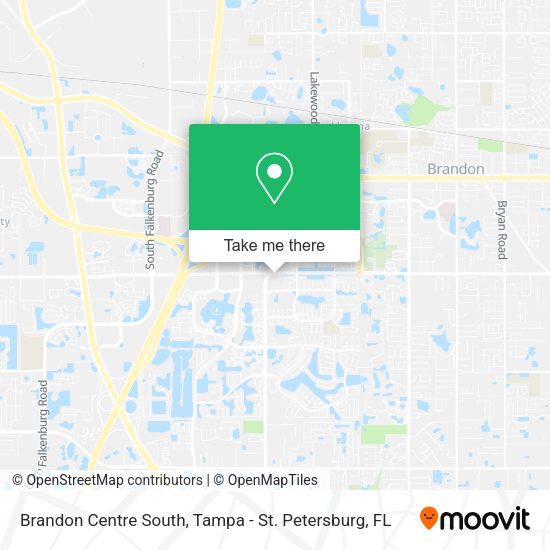 Brandon Centre South map