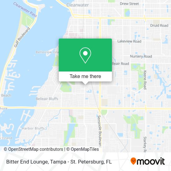 Bitter End Lounge map