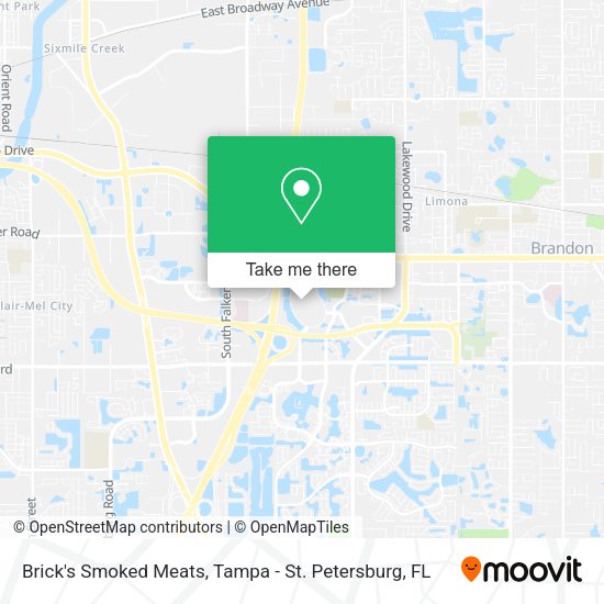 Brick's Smoked Meats map