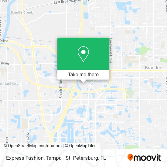 Mapa de Express Fashion