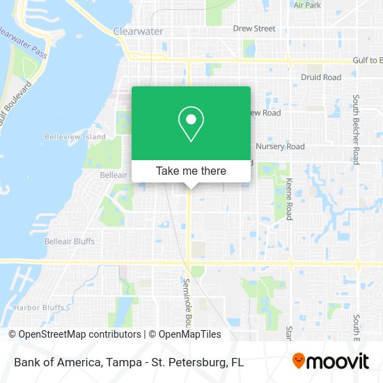 Bank of America map