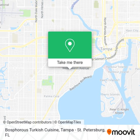 Bosphorous Turkish Cuisine map