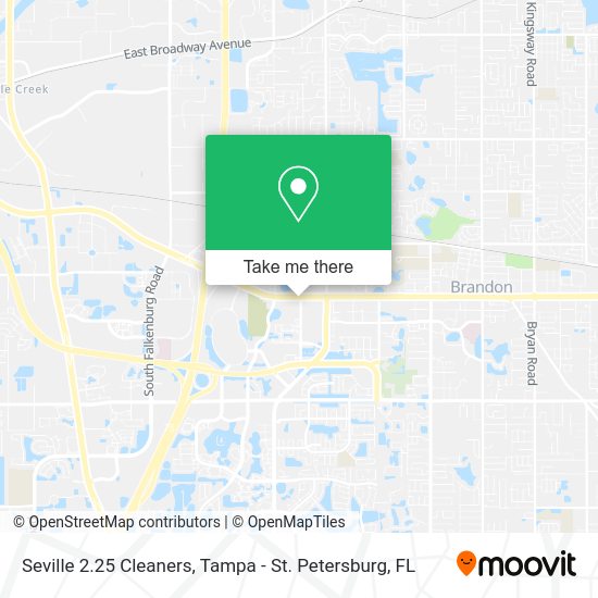 Seville 2.25 Cleaners map