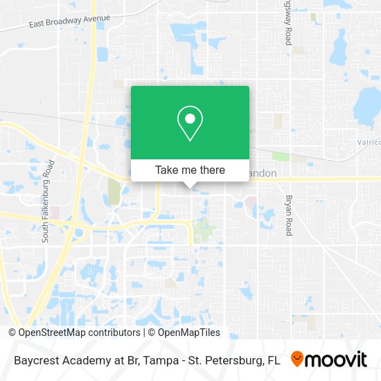 Baycrest Academy at Br map
