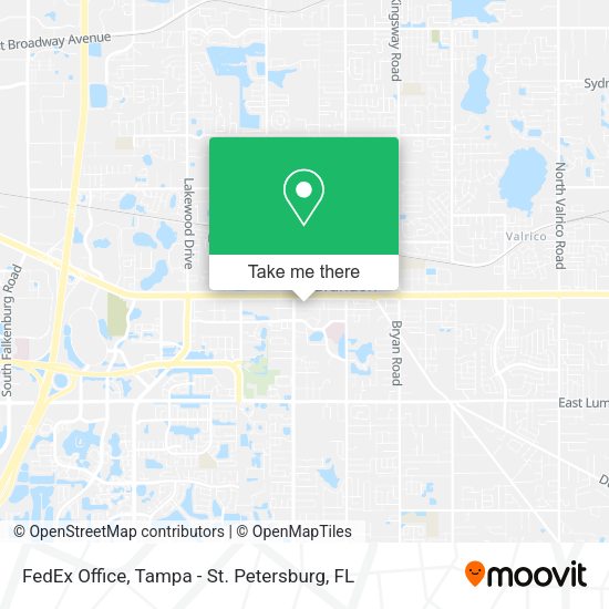 FedEx Office map