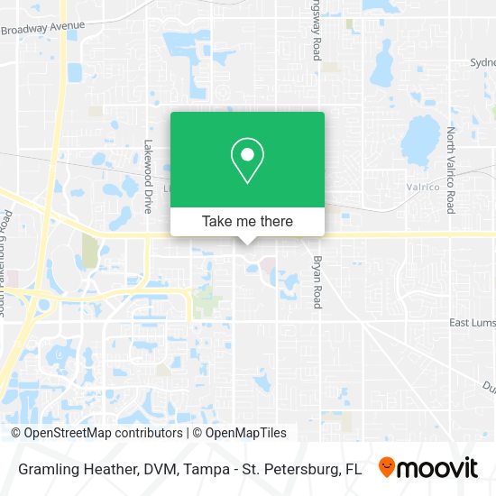 Gramling Heather, DVM map