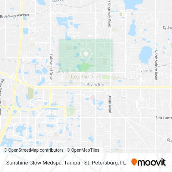 Mapa de Sunshine Glow Medspa