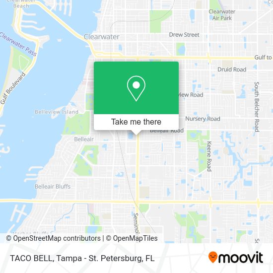 TACO BELL map