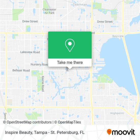 Mapa de Inspire Beauty