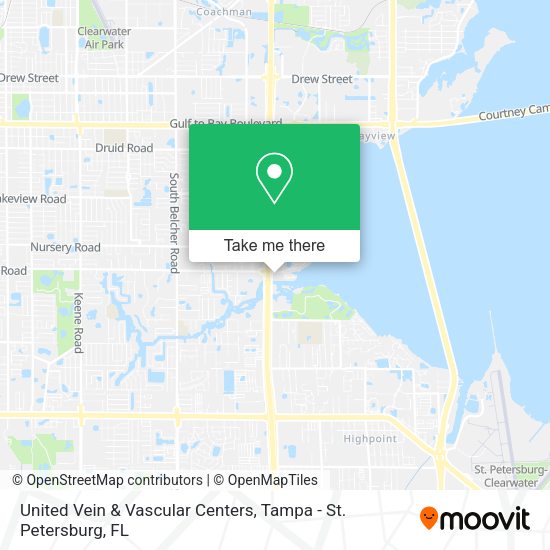 United Vein & Vascular Centers map