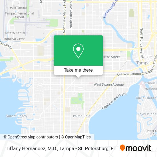 Tiffany Hernandez, M.D. map