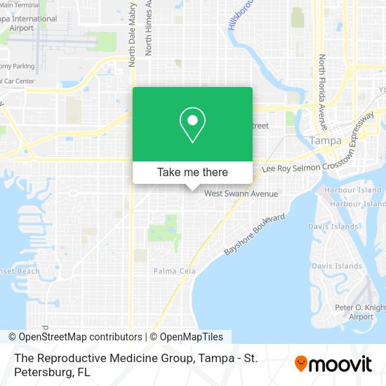 The Reproductive Medicine Group map