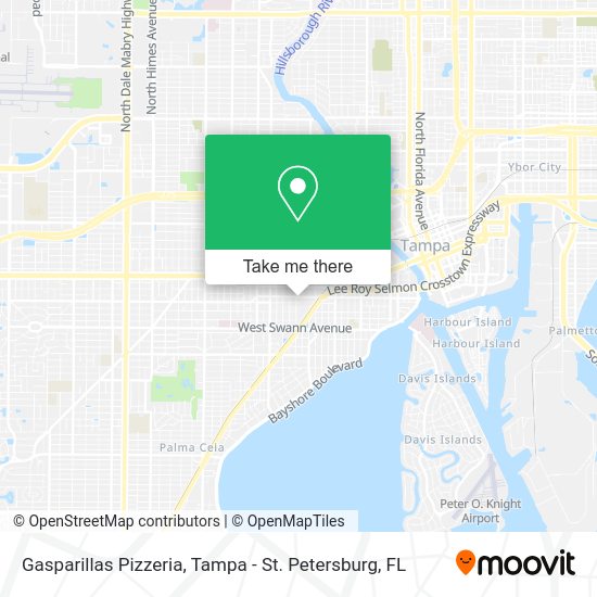 Gasparillas Pizzeria map