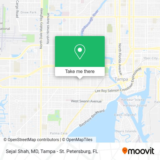 Sejal Shah, MD map