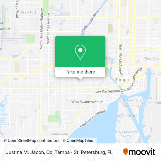 Justina M. Jacob, Od map