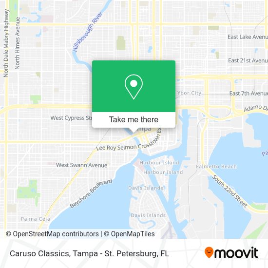 Caruso Classics map