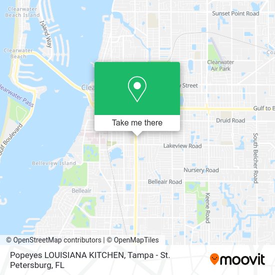 Mapa de Popeyes LOUISIANA KITCHEN