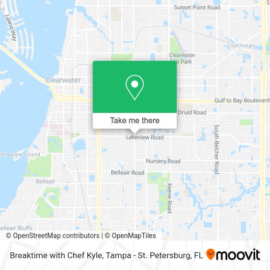 Mapa de Breaktime with Chef Kyle