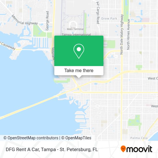 DFG Rent A Car map