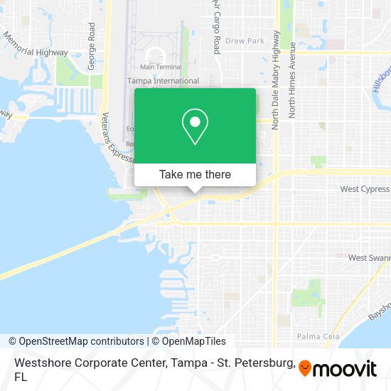 Westshore Corporate Center map