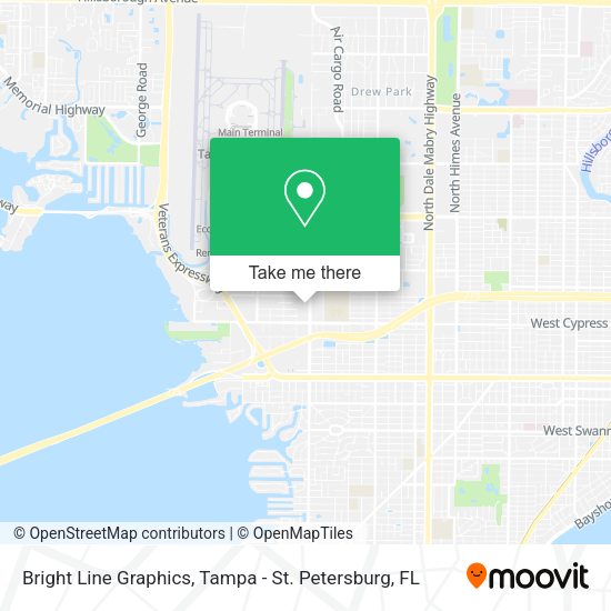 Bright Line Graphics map