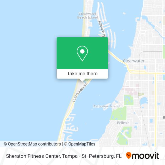 Sheraton Fitness Center map
