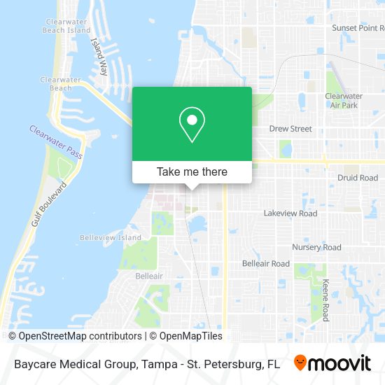 Baycare Medical Group map