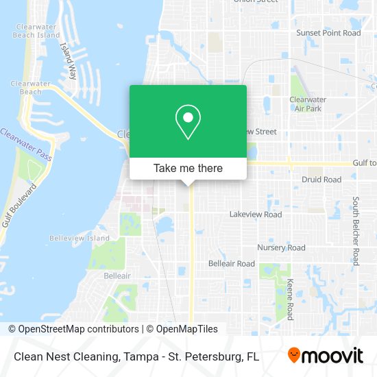 Mapa de Clean Nest Cleaning