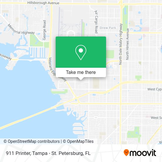 911 Printer map