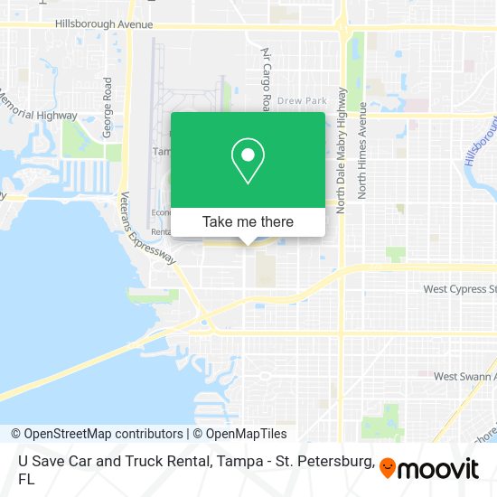 Mapa de U Save Car and Truck Rental